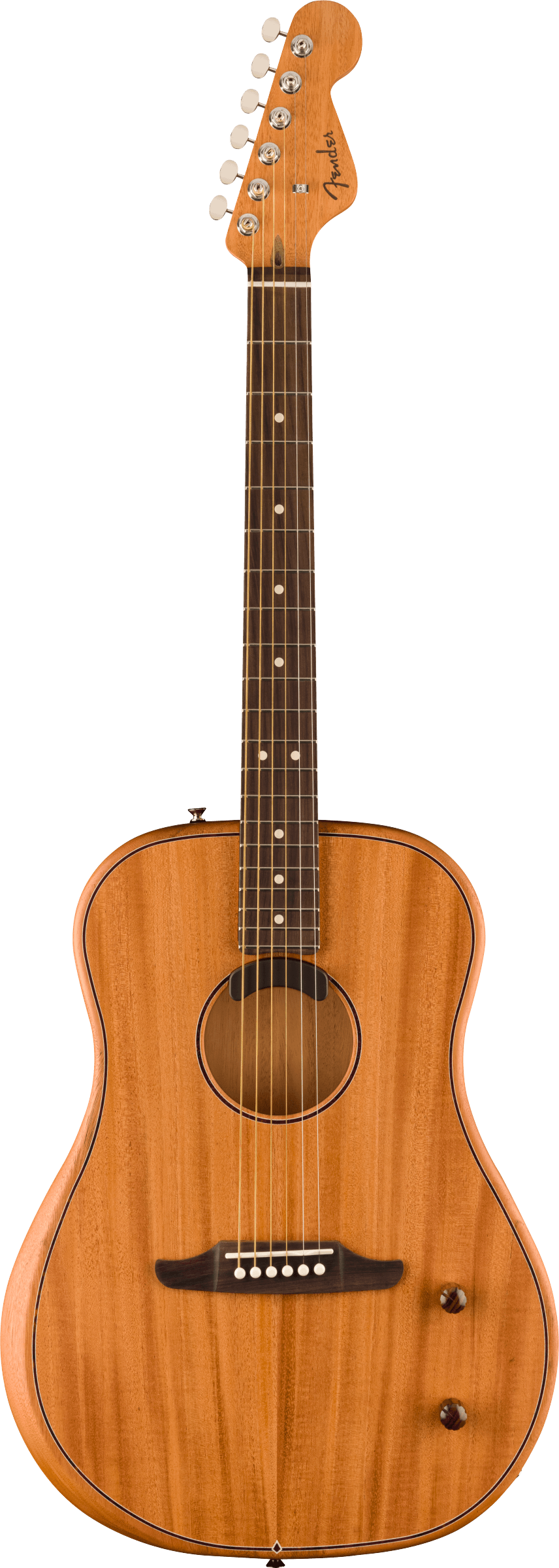 Foto 2 pulgar | Guitarra Electroacústica Fender Highway Series Dreadnought - Caoba