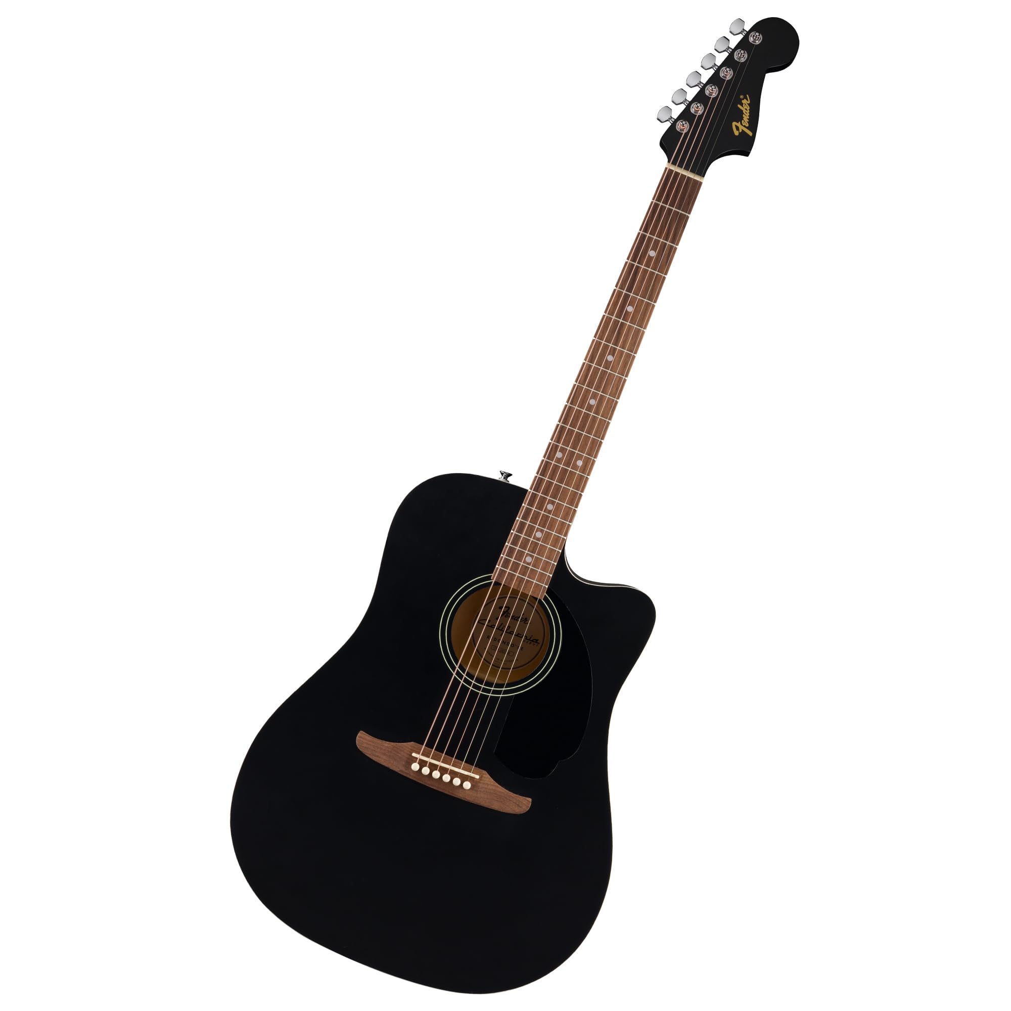 Guitarra Acústica Fender California Debut Redondo Ce Black - Venta Internacional.