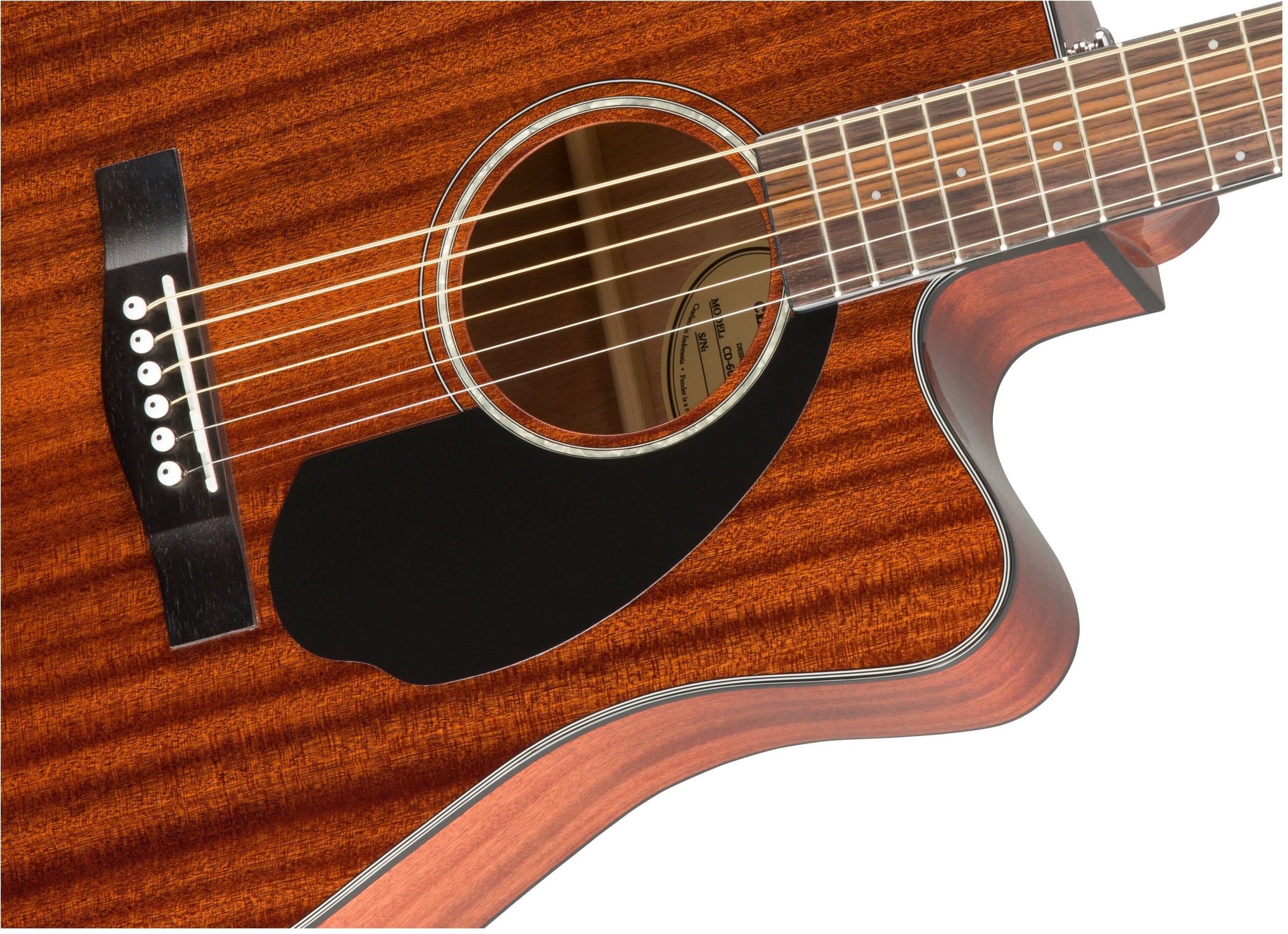 Foto 6 pulgar | Guitarra Acústica-eléctrica Fender Cd-60sce All Mahogany - Venta Internacional.