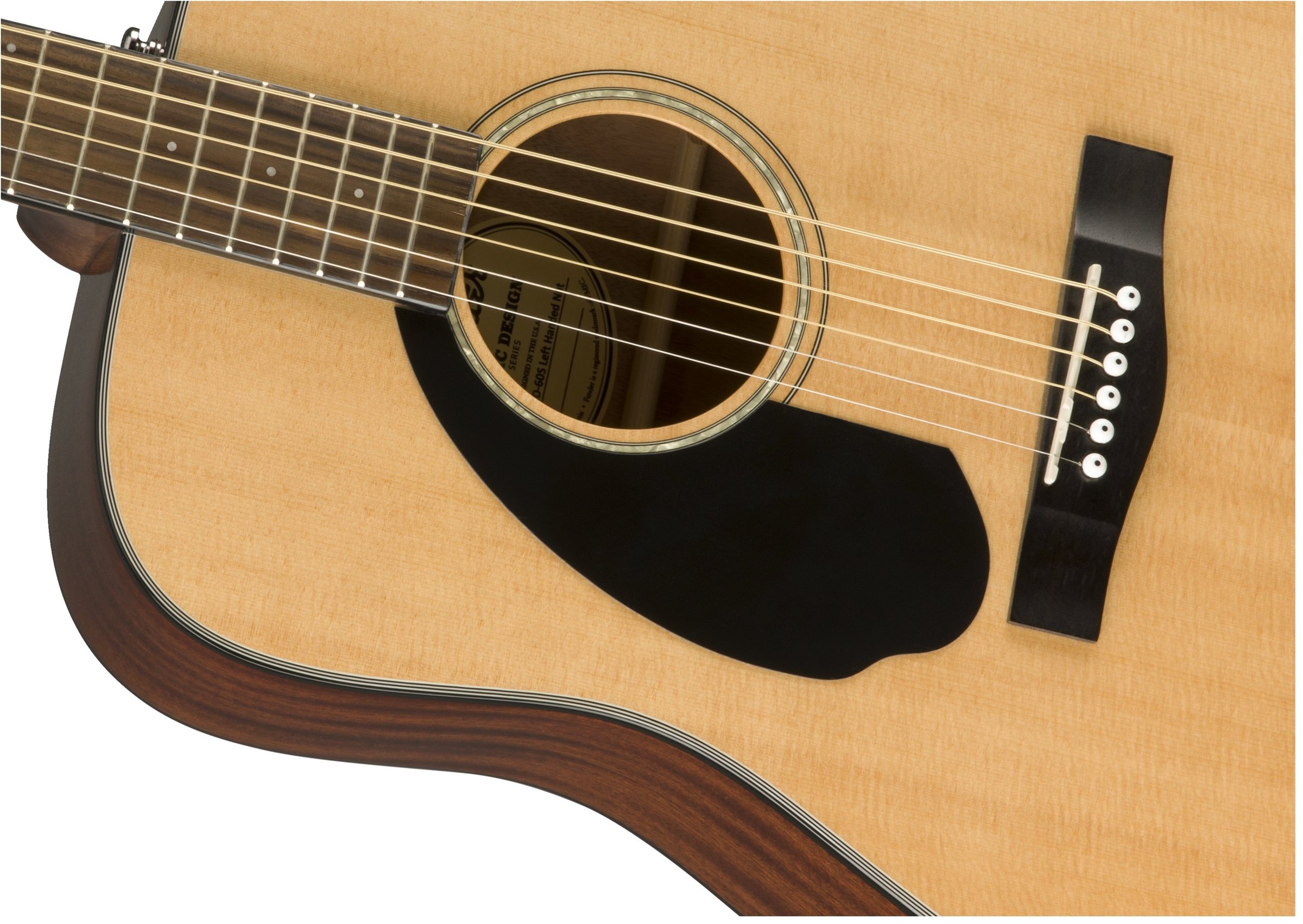 Foto 6 pulgar | Guitarra Acústica Fender Cd-60s Para Zurdos Con Accesorios - Venta Internacional.
