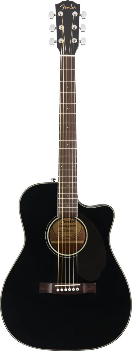 Foto 4 pulgar | Guitarra Acústica Fender Cc-60sce Concert Cutaway Black - Venta Internacional.