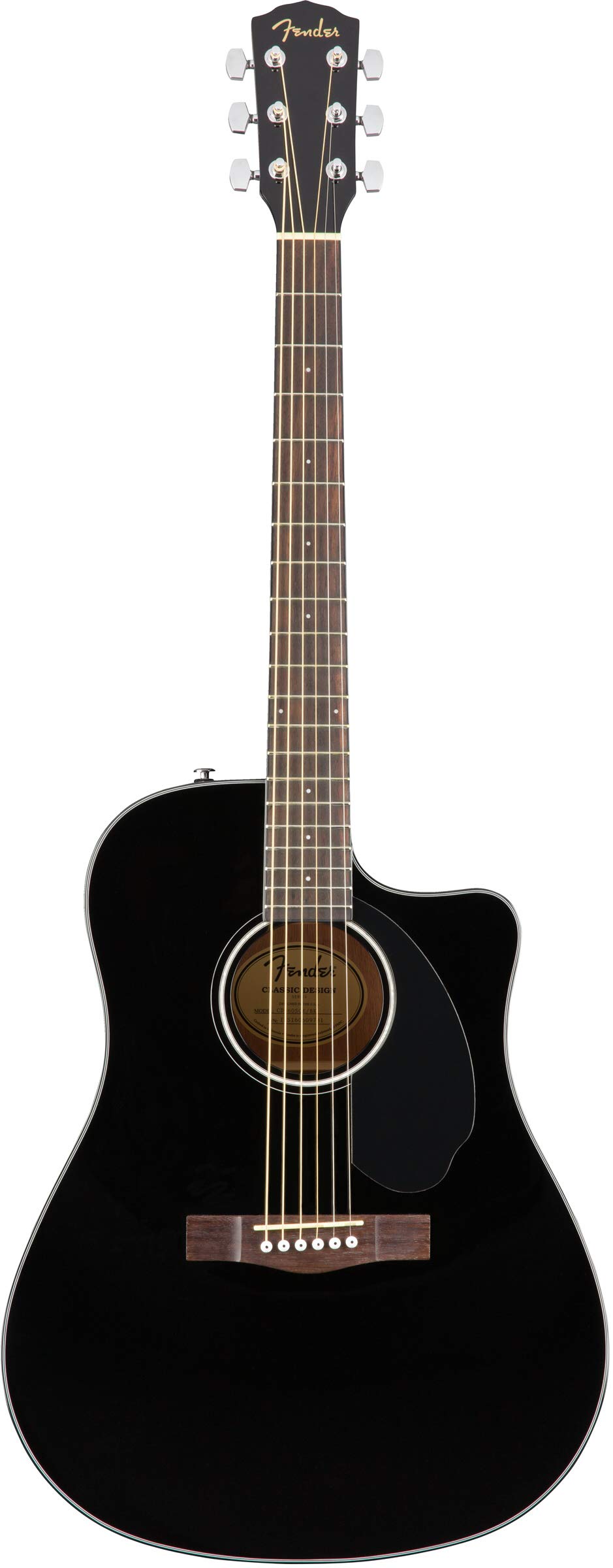 Foto 3 pulgar | Guitarra Acústica-eléctrica Fender Cd-60sce Solid Top Black - Venta Internacional.