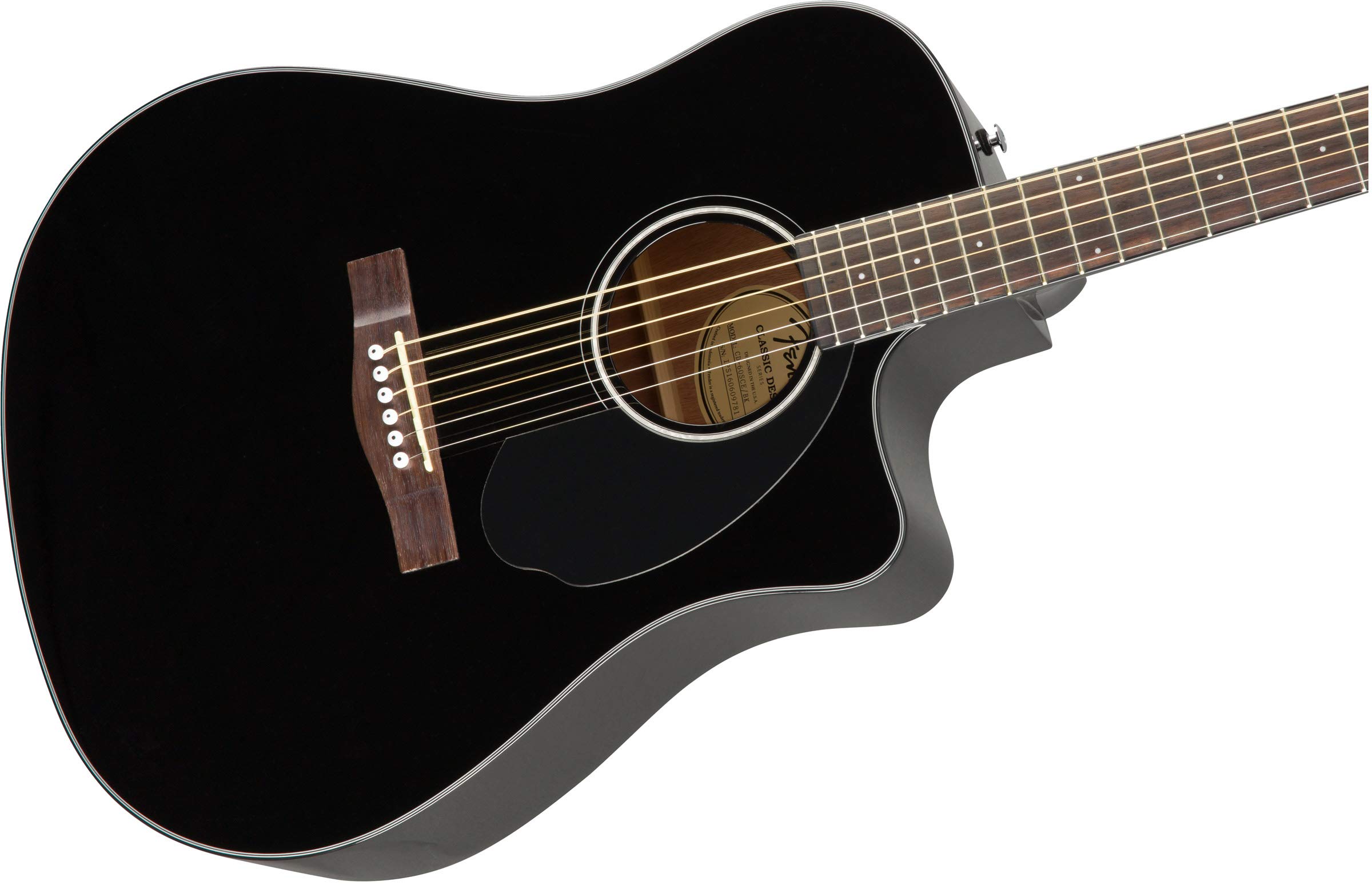 Foto 6 | Guitarra Acústica-eléctrica Fender Cd-60sce Solid Top Black - Venta Internacional.