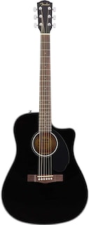 Foto 1 | Guitarra Eléctrica Acústica Fender Cd-60sce Dreadnought Black - Venta Internacional.