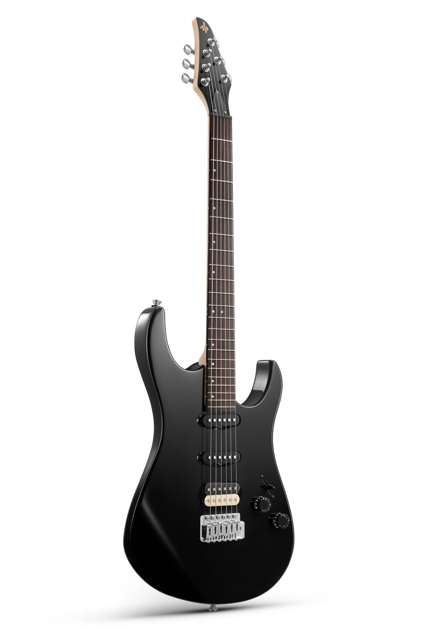 Foto 2 pulgar | Guitarra Eléctrica Donner Dmt-66 99 Cm Con Funda Para Principiantes, Color Negro - Venta Internacional.