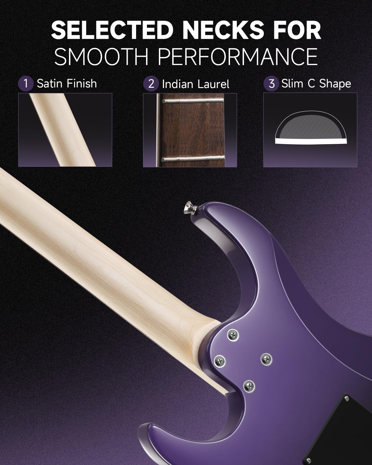 Foto 4 pulgar | Guitarra Eléctrica Donner Dmt-66 99 Cm Con Funda Para Principiantes - Venta Internacional.