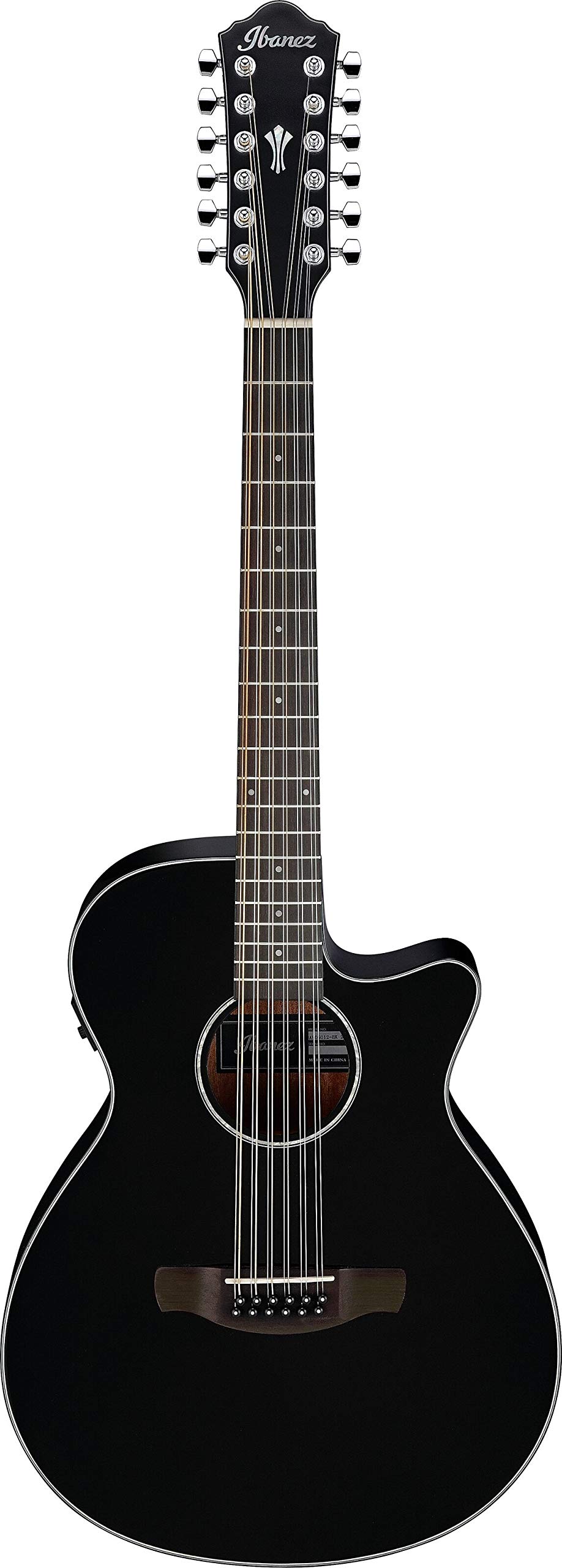 Foto 2 | Guitarra Ibanez Aeg5012 12 Cuerdas Acústica-eléctrica Negra - Venta Internacional.