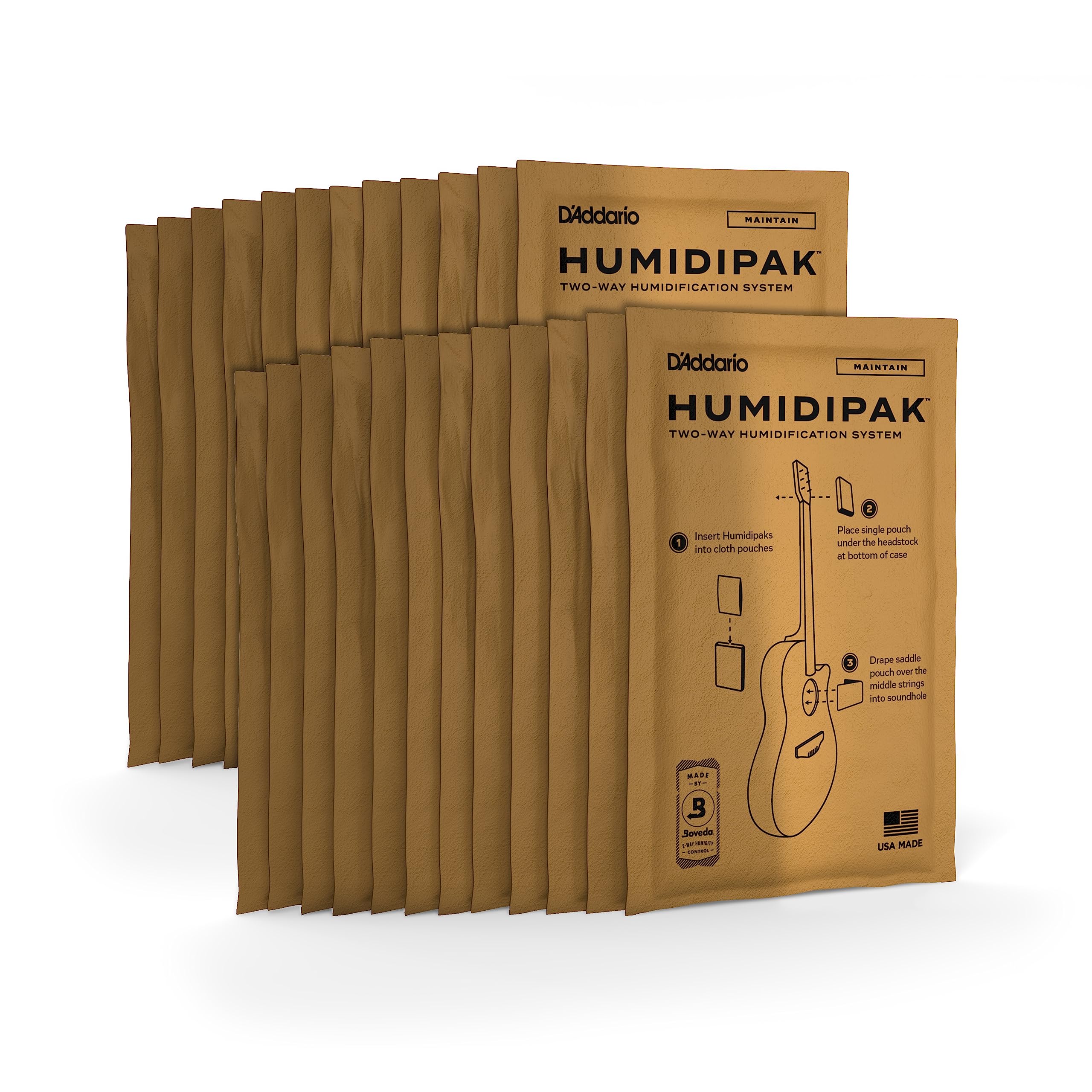 Foto 2 pulgar | Paquetes De Humidificadores De Guitarra D'addario Accessories Sistema Bidireccional - Venta Internacional.