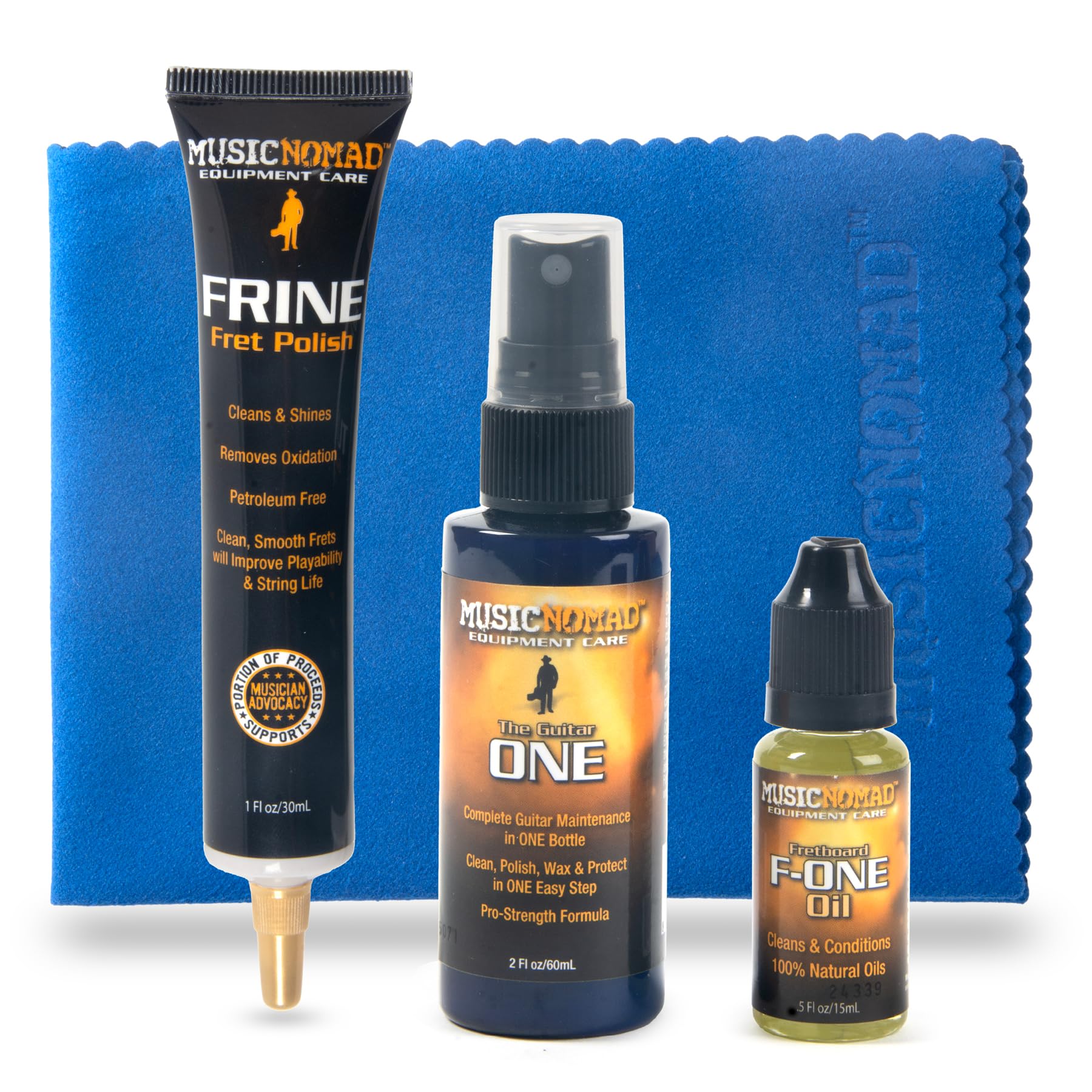Foto 1 | Kit De Cuidado Para Guitarra Musicnomad  Limpiador De Guitarra  Aceite Para Diapasón - Venta Internacional.