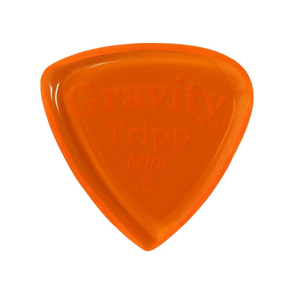 Foto 2 pulgar | Púa De Guitarra Gravity Tripp Mini De Acrílico Naranja De 3 Mm - Venta Internacional.