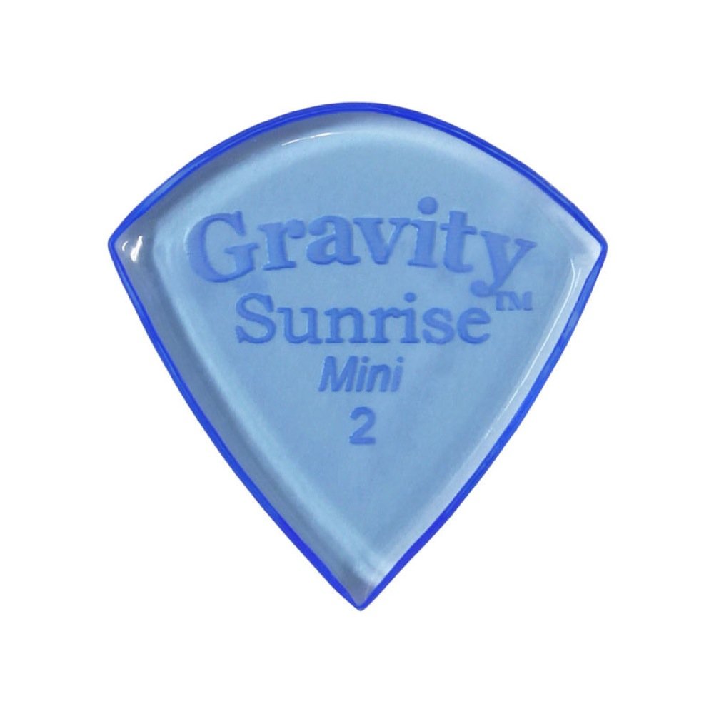 Foto 2 pulgar | Púa De Guitarra Gravity Picks Sunrise Mini, Tamaño 2 Mm, Azul - Venta Internacional.