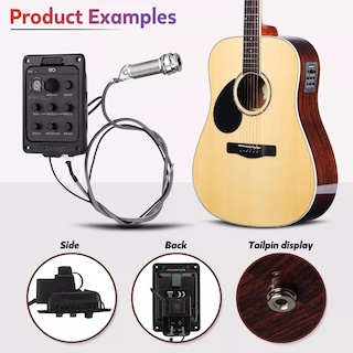 Foto 2 | Pastillas De Guitarra Acústica Eo Safe Imports Esi-10904-1 Negro