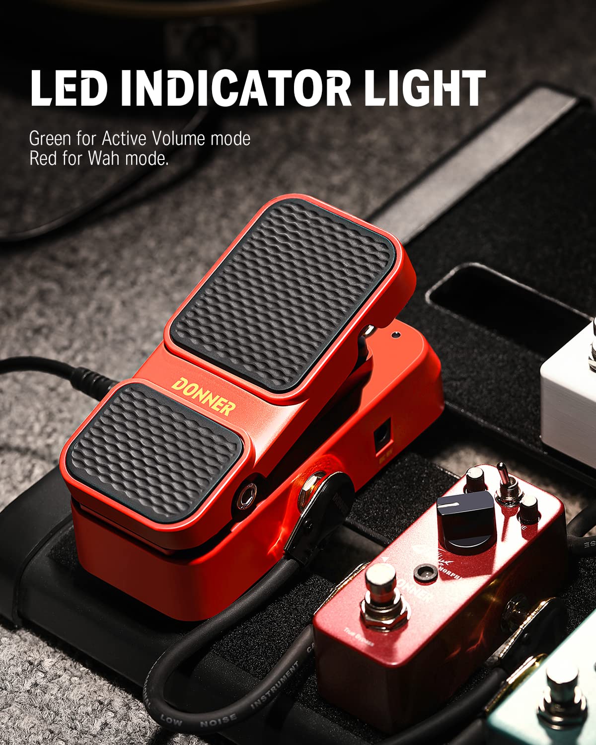 Foto 5 | Pedal De Volumen Guitar Wah Donner Vowel 2 En 1 Eléctrico Mini - Venta Internacional.