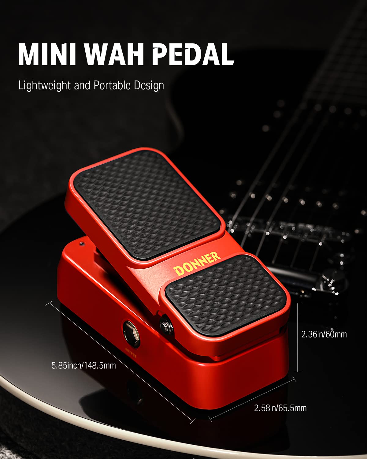 Foto 7 pulgar | Pedal De Volumen Guitar Wah Donner Vowel 2 En 1 Eléctrico Mini - Venta Internacional.