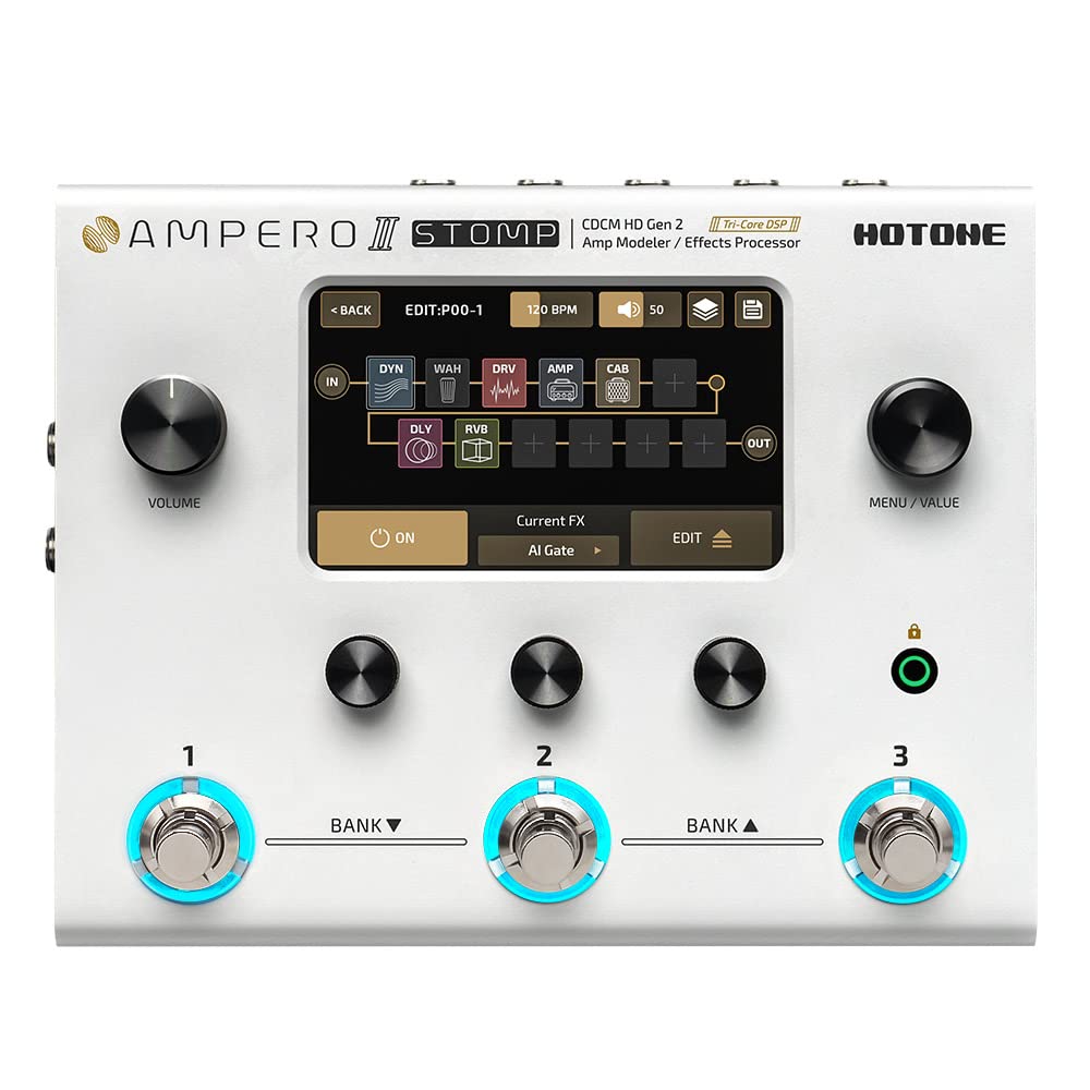 Foto 1 | Procesador Multiefectos Para Guitarra Hotono Ampero Ii Stomp - Venta Internacional.