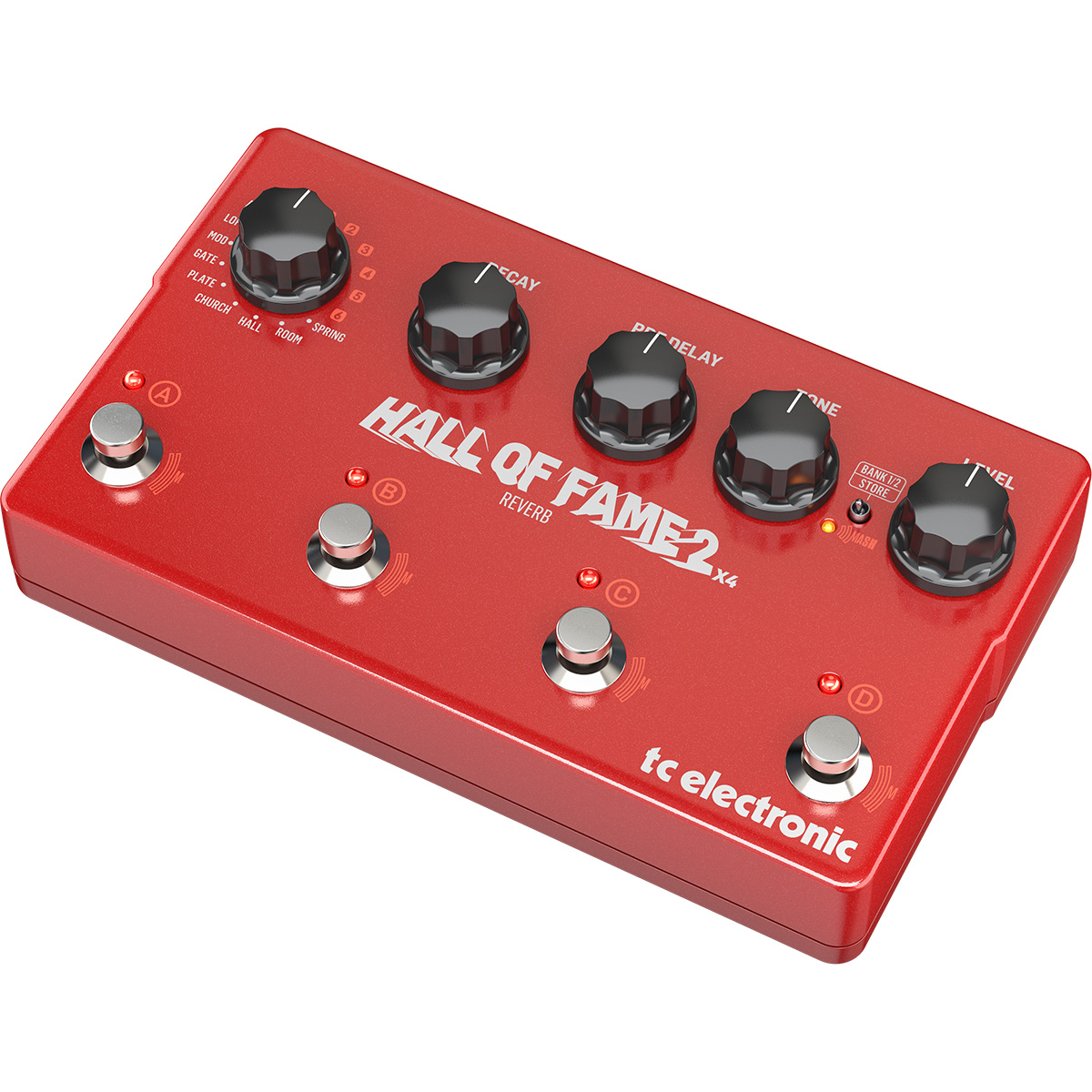 Foto 2 pulgar | Tc Electronic Hall Of Fame 2x4 Pedal Reverb Shimmer Guitarra