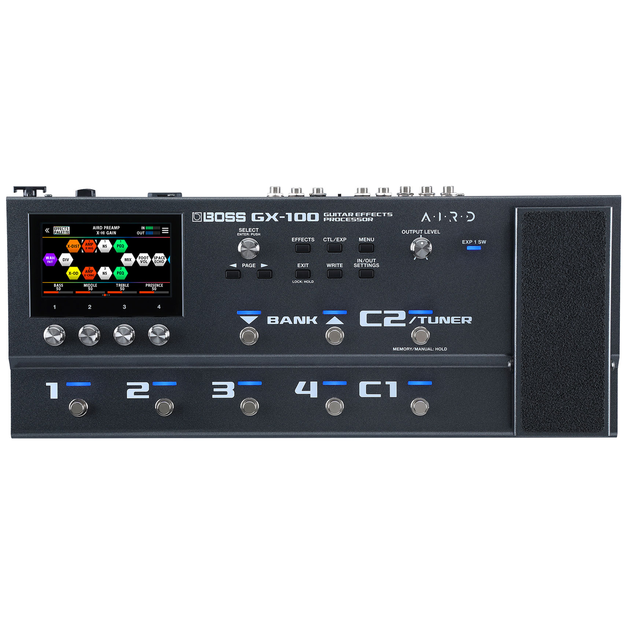 Foto 2 pulgar | Pedalera Multi Efecto Boss para Guitarra Eléctrica Gx-100 Negra
