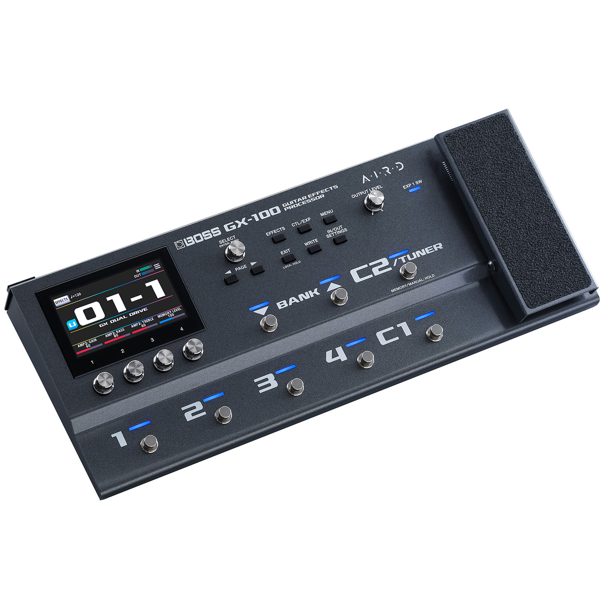 Foto 3 pulgar | Pedalera Multi Efecto Boss para Guitarra Eléctrica Gx-100 Negra