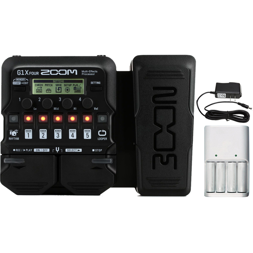 Foto 2 pulgar | Procesador Multiefectos Para Guitarra Zoom G1x Four Bundle - Venta Internacional.