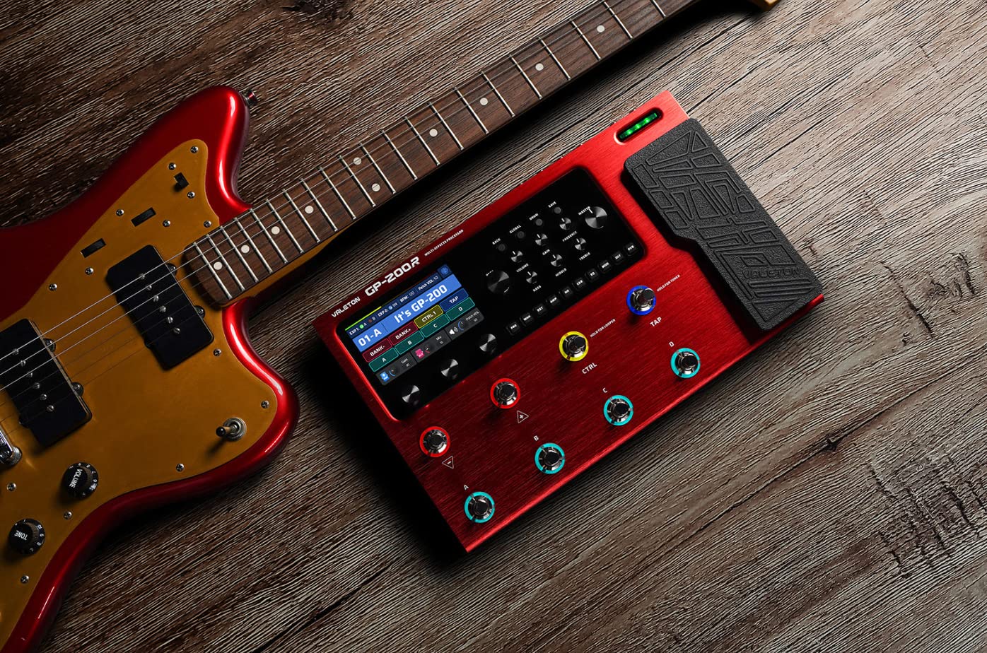 Foto 4 | Paquete Multieffects Valeton Gp200r Con Bolsa De Transporte, Rojo - Venta Internacional.
