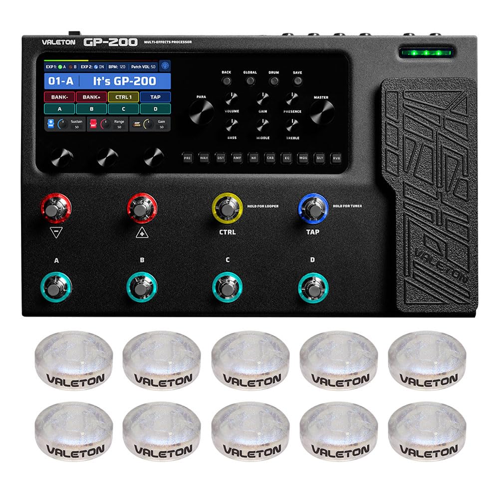 Pedal Procesador Multiefectos Valeton Gp-200 Con Extras - Venta Internacional.