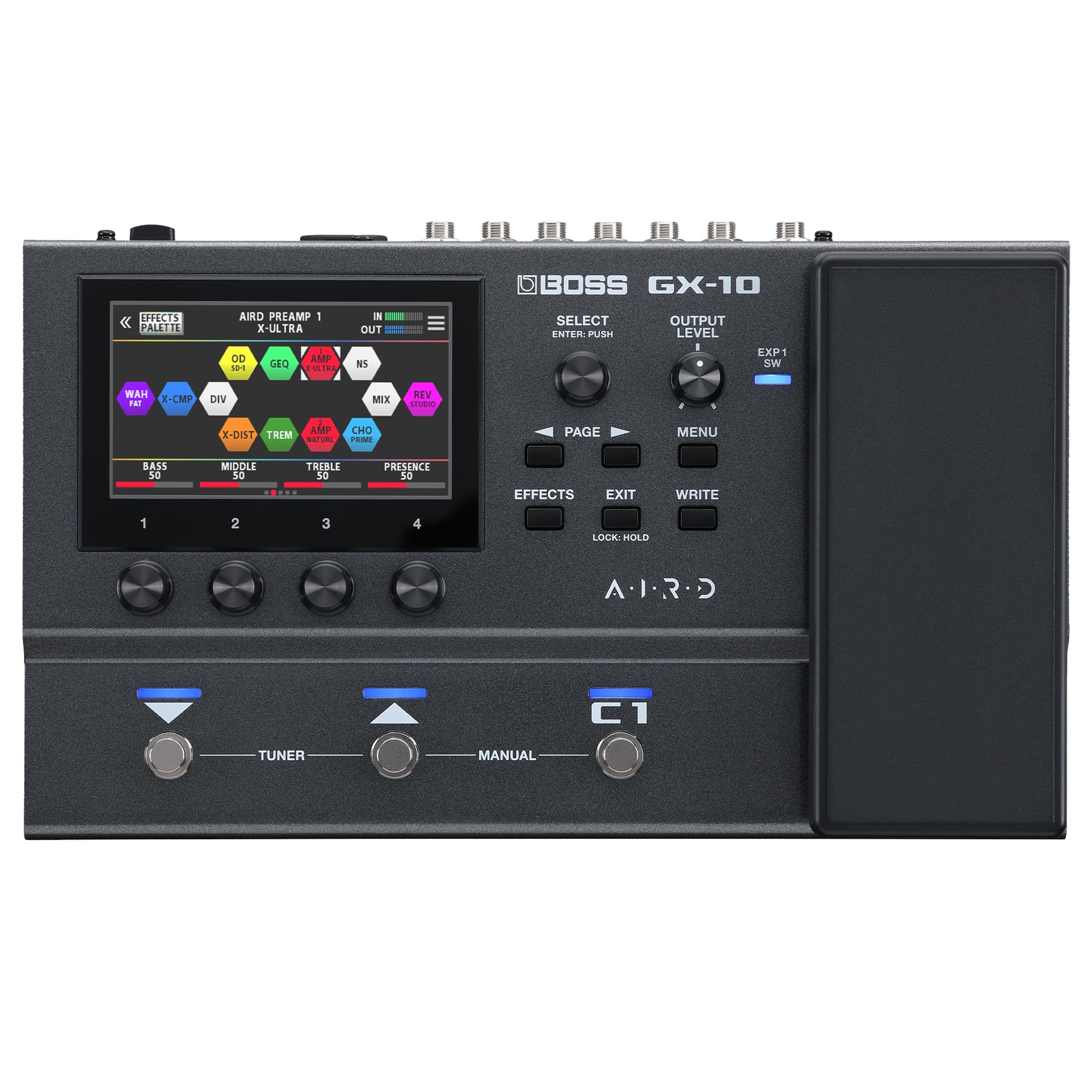Procesador De Efectos Para Guitarra Boss Gx-10 Con Pedal De Expresión - Venta Internacional.