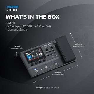 Foto 4 | Procesador De Efectos Para Guitarra Boss Gx-10 Con Pedal De Expresión - Venta Internacional.