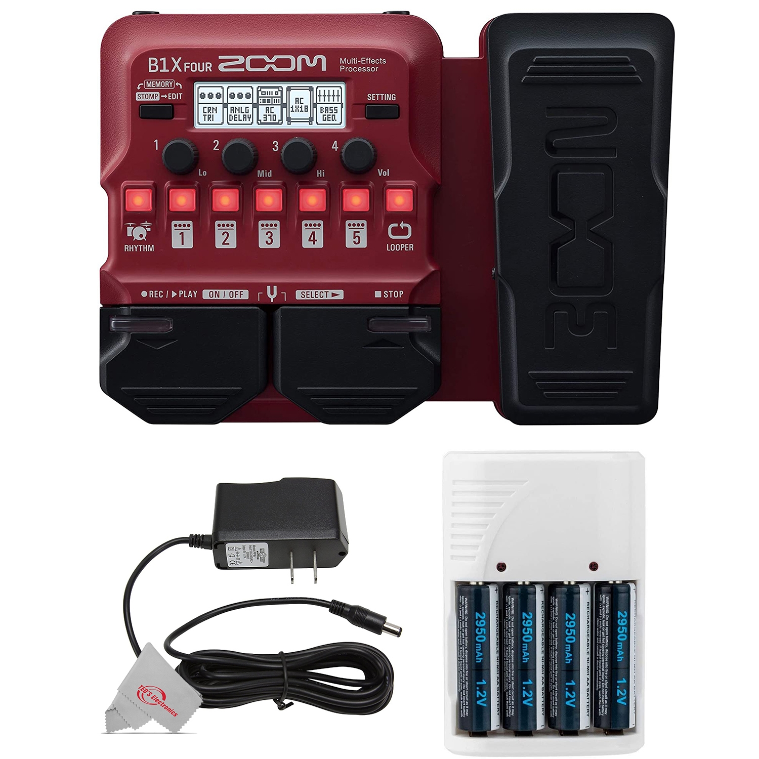 Foto 1 | Procesador Multiefectos Para Graves Zoom B1x Four Con Fuente De Alimentación - Venta Internacional.