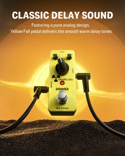 Foto 2 | Pedal Analógico De Retardo Donner Yellow Fall Para Guitarra Eléctrica - Venta Internacional.
