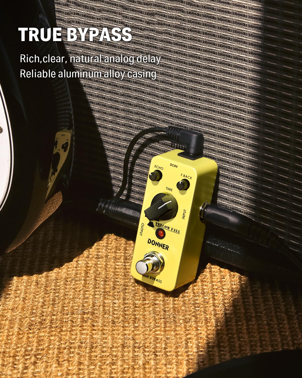 Foto 6 pulgar | Pedal Analógico De Retardo Donner Yellow Fall Para Guitarra Eléctrica - Venta Internacional.