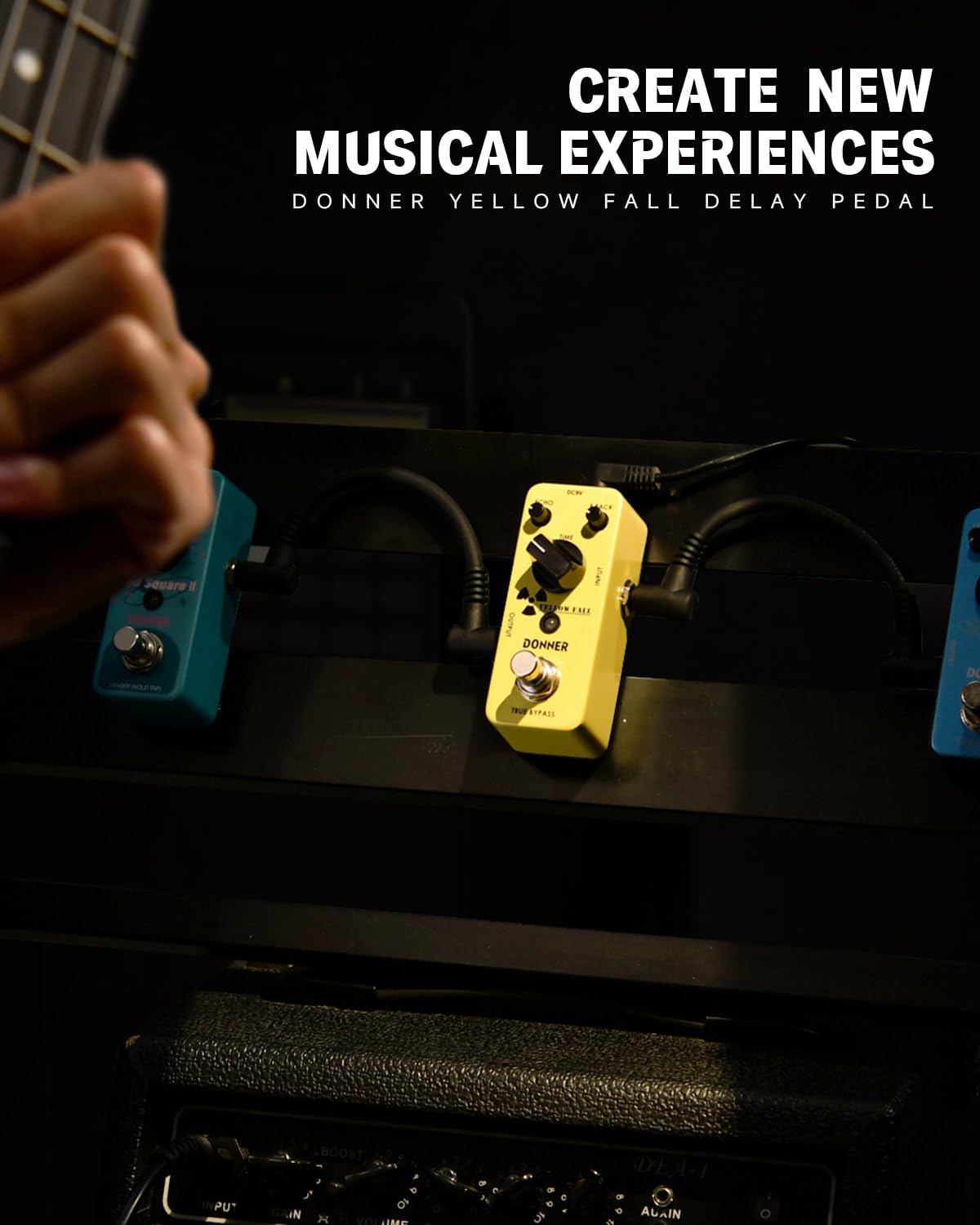 Foto 7 pulgar | Pedal Analógico De Retardo Donner Yellow Fall Para Guitarra Eléctrica - Venta Internacional.