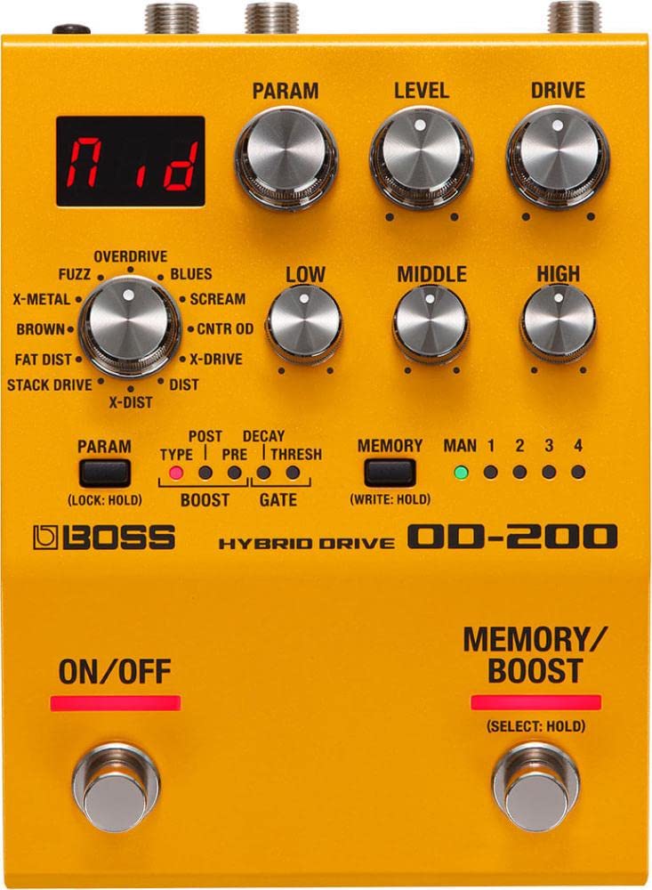 Foto 2 pulgar | Pedal De Transmisión Híbrido Boss Od-200 Con 12 Modos De Conducción Y E/s Midi - Venta Internacional.