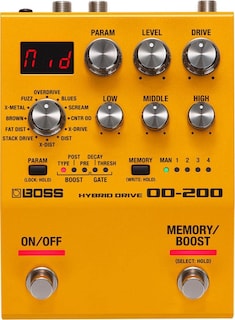 Foto 1 | Pedal De Transmisión Híbrido Boss Od-200 Con 12 Modos De Conducción Y E/s Midi - Venta Internacional.