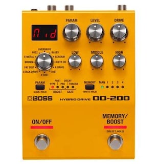 Foto 2 | Pedal De Transmisión Híbrido Boss Od-200 Con 12 Modos De Conducción Y E/s Midi - Venta Internacional.