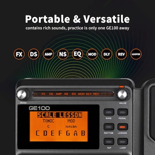 Foto 3 | Pedal De Guitarra Multiefectos Mooer Ge100 Con 80 Preajustes Y 66 Efectos - Venta Internacional.