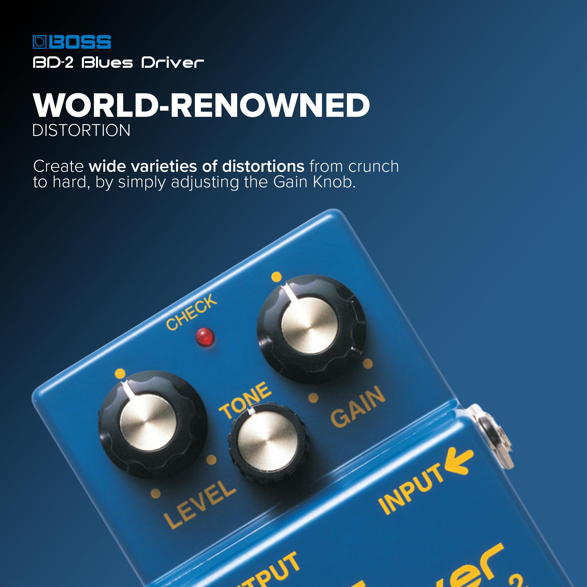 Foto 3 pulgar | Pedal De Efectos Para Guitarra Boss Bd-2 Blues Driver Con Amplificador De Tubo Sim - Venta Internacional.