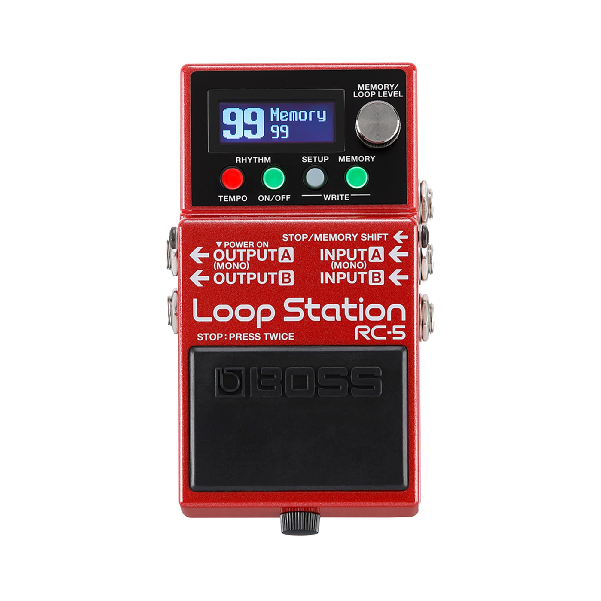 Foto 2 pulgar | Grabador De Frases Compacto Loop Station Pedal Boss Rc-5 - Venta Internacional.