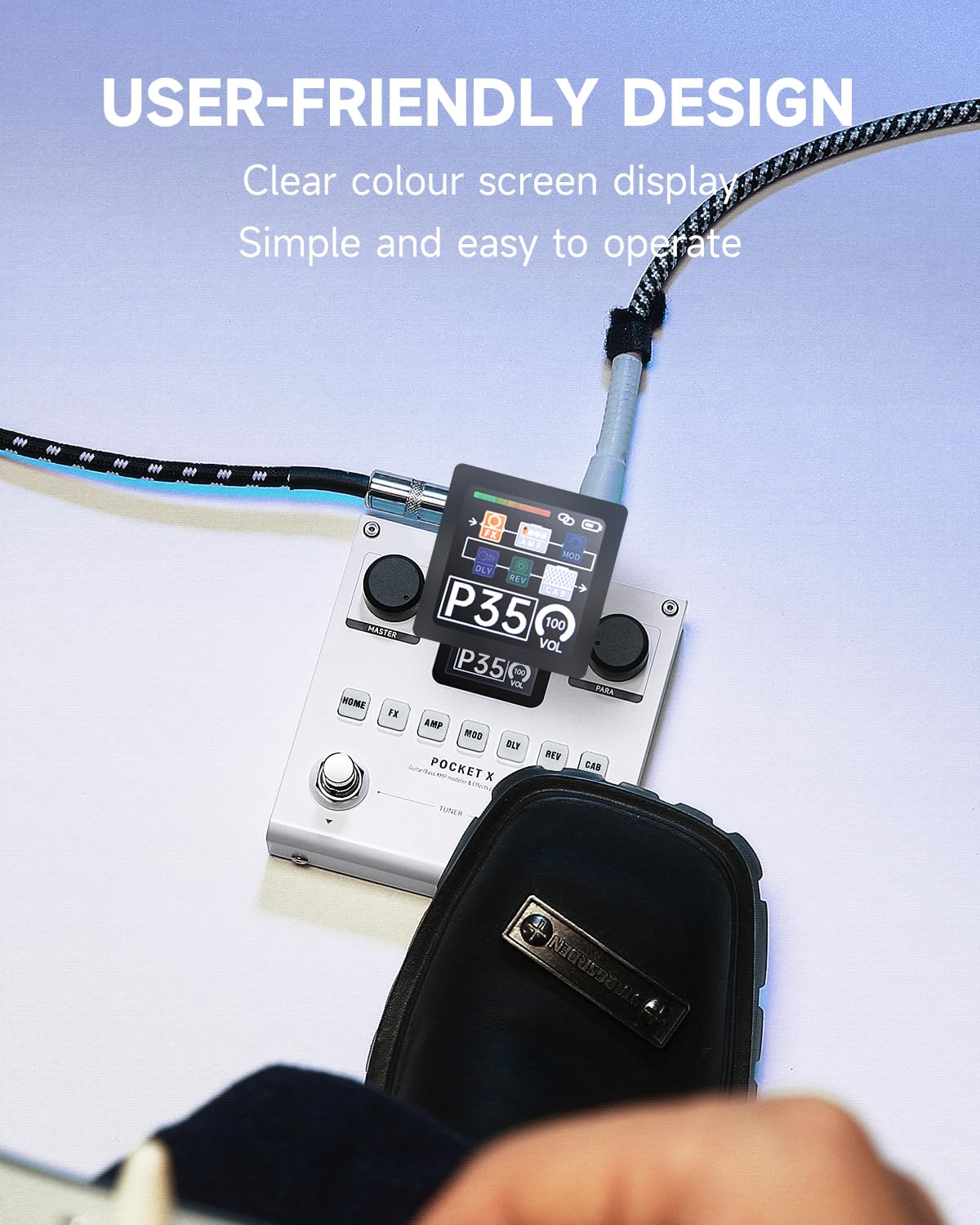 Foto 7 pulgar | Pedal De Guitarra Multiefectos Donner Pocket-x Con 6 Efectos - Venta Internacional.