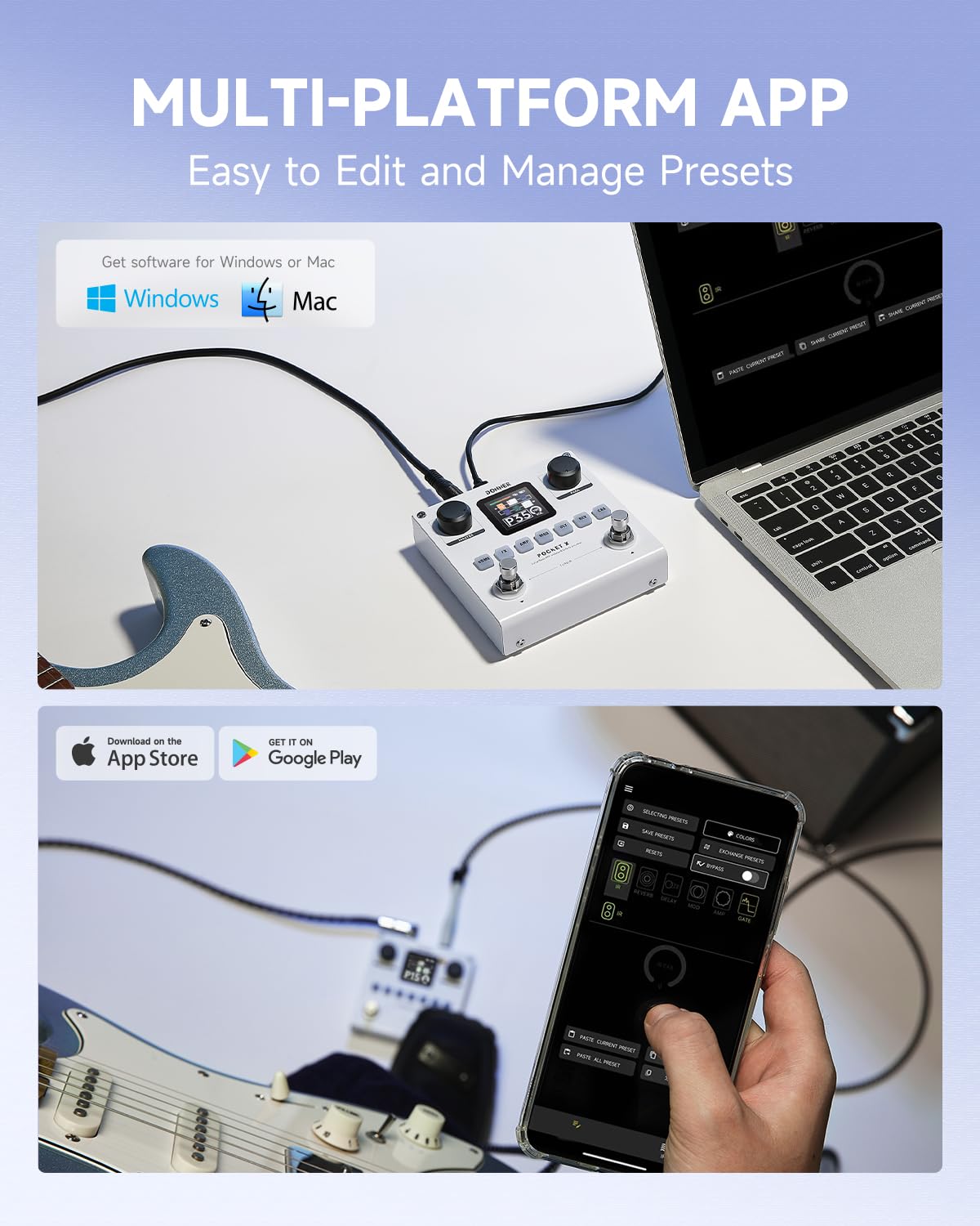 Foto 7 | Pedal De Guitarra Multiefectos Donner Pocket-x Con 6 Efectos - Venta Internacional.