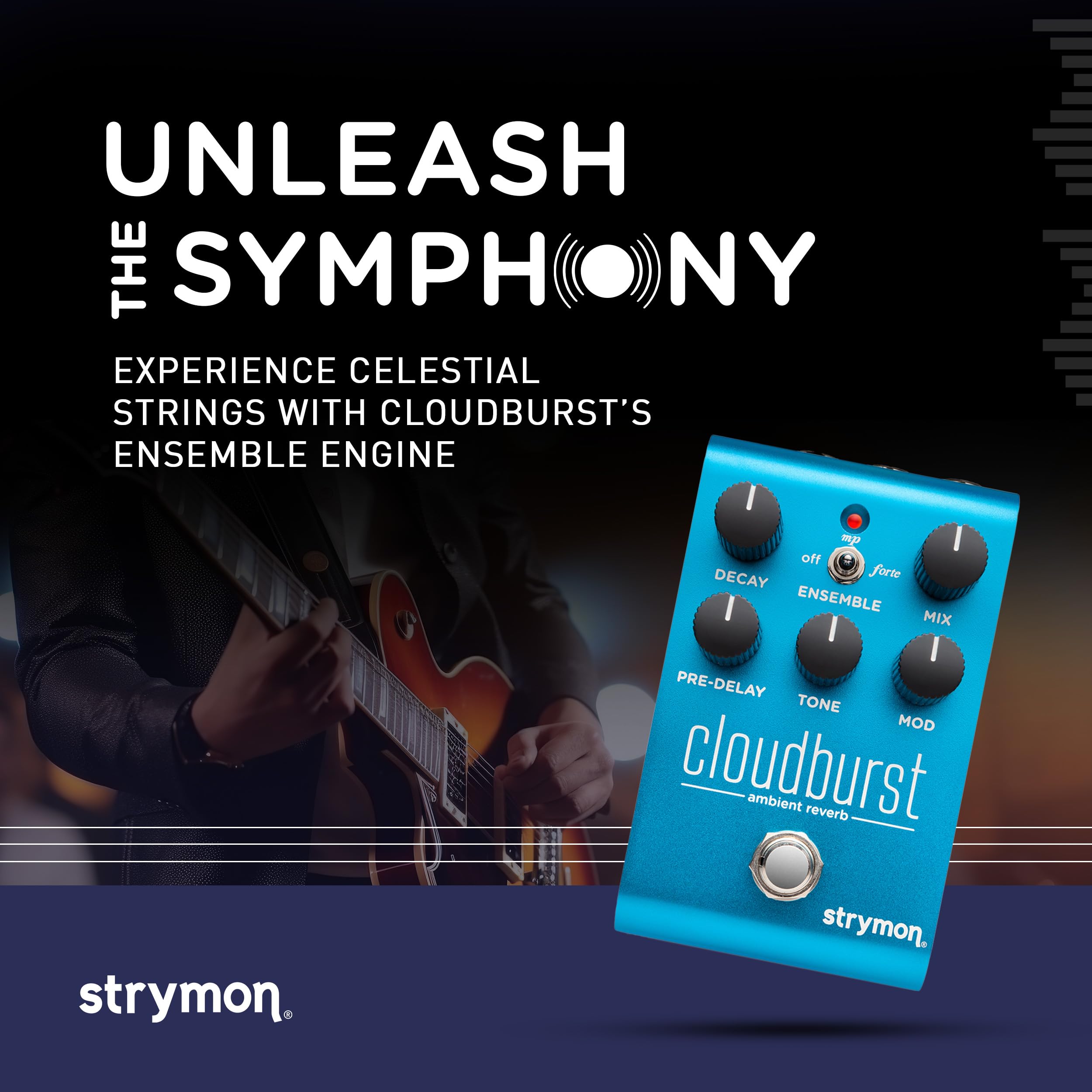 Foto 3 pulgar | Pedal De Guitarra Strymon Cloudburst Ambient Reverb W/ Ensemble - Venta Internacional.