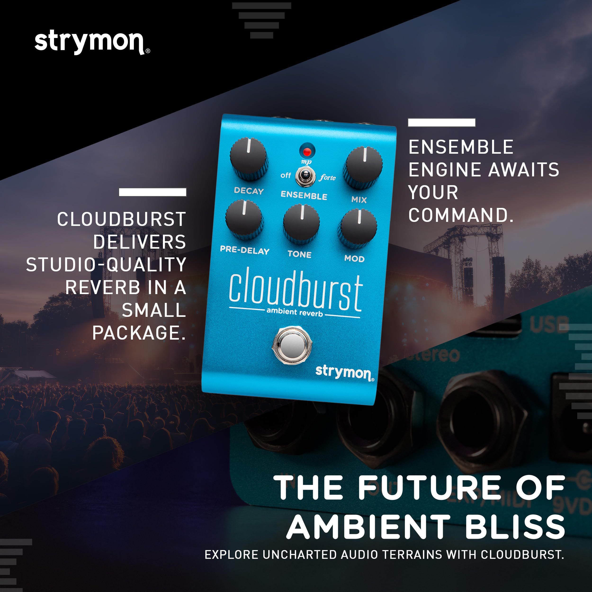 Foto 6 pulgar | Pedal De Guitarra Strymon Cloudburst Ambient Reverb W/ Ensemble - Venta Internacional.