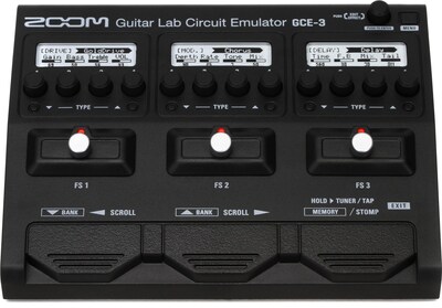 Foto 1 | Emulador De Circuito De Laboratorio De Guitarra Zoom Gce-3 Con Interfaz De Audio - Venta Internacional.
