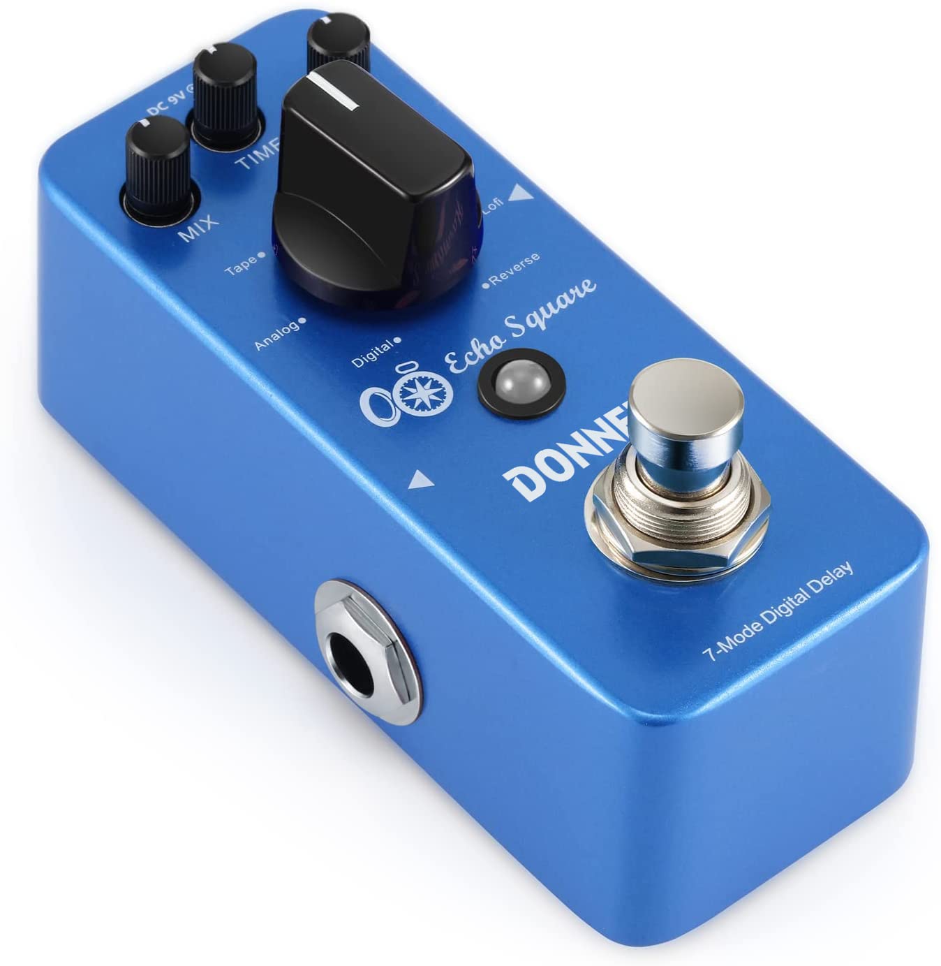 Foto 2 pulgar | Guitarra Eléctrica Digital Delay Pedal Donner Echo Square De 7 Modos - Venta Internacional.