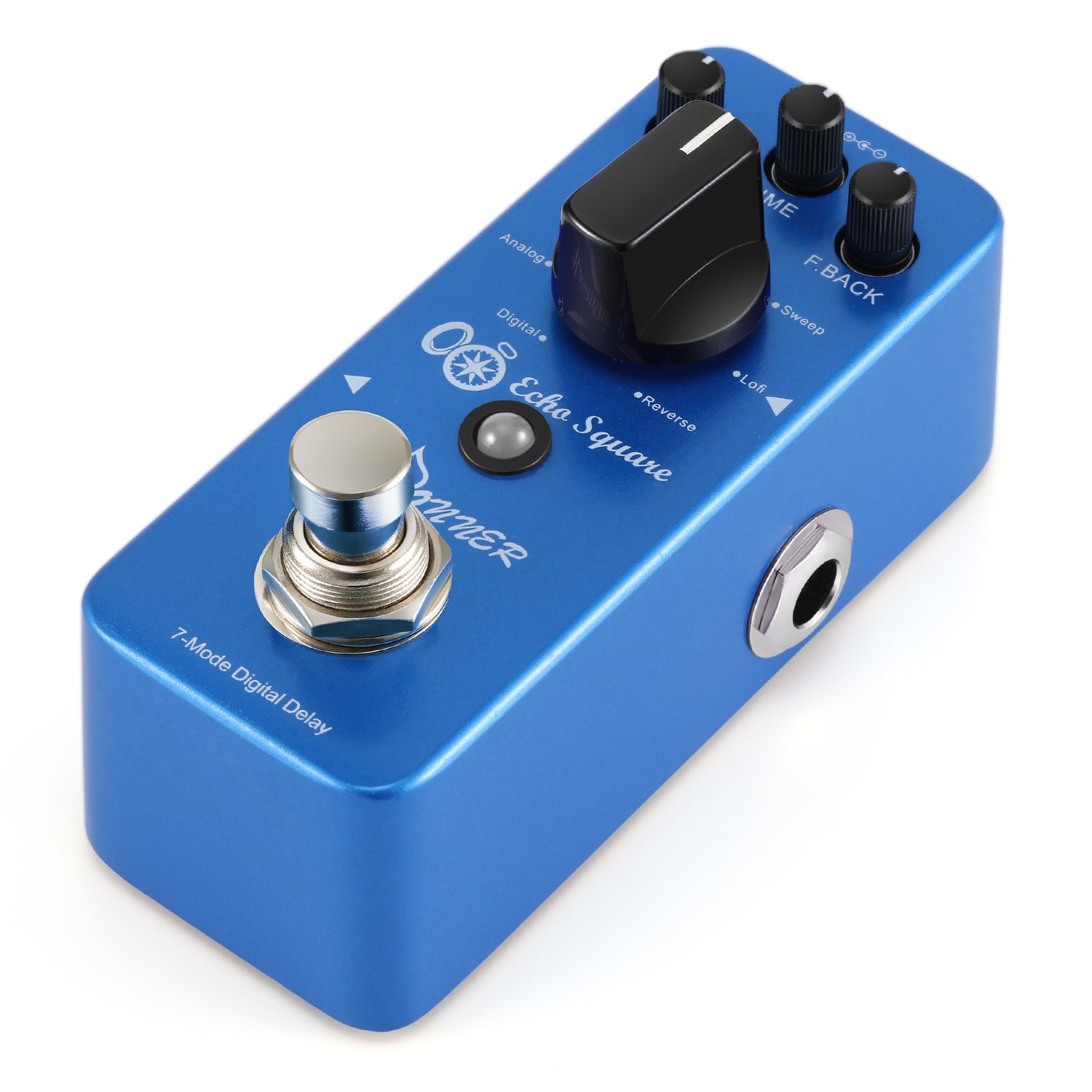 Foto 5 pulgar | Guitarra Eléctrica Digital Delay Pedal Donner Echo Square De 7 Modos - Venta Internacional.