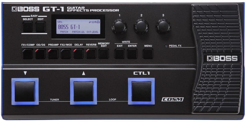 Foto 2 pulgar | Pedal Multiefectos Para Guitarra Boss Gt-1 Con Interruptor De Control - Venta Internacional.