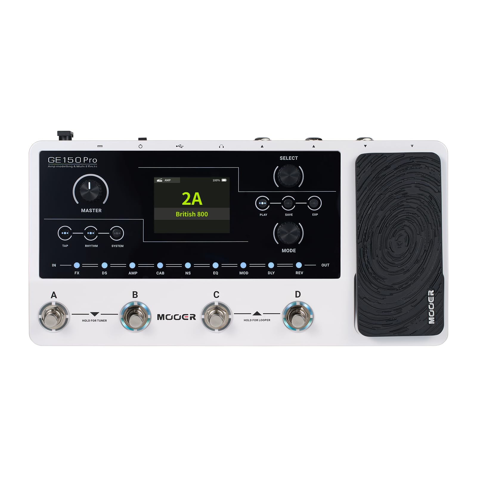 Foto 2 pulgar | Modelado De Amplificadores De Guitarra Multiefectos Mooer Ge150 Pro New 2024 - Venta Internacional.