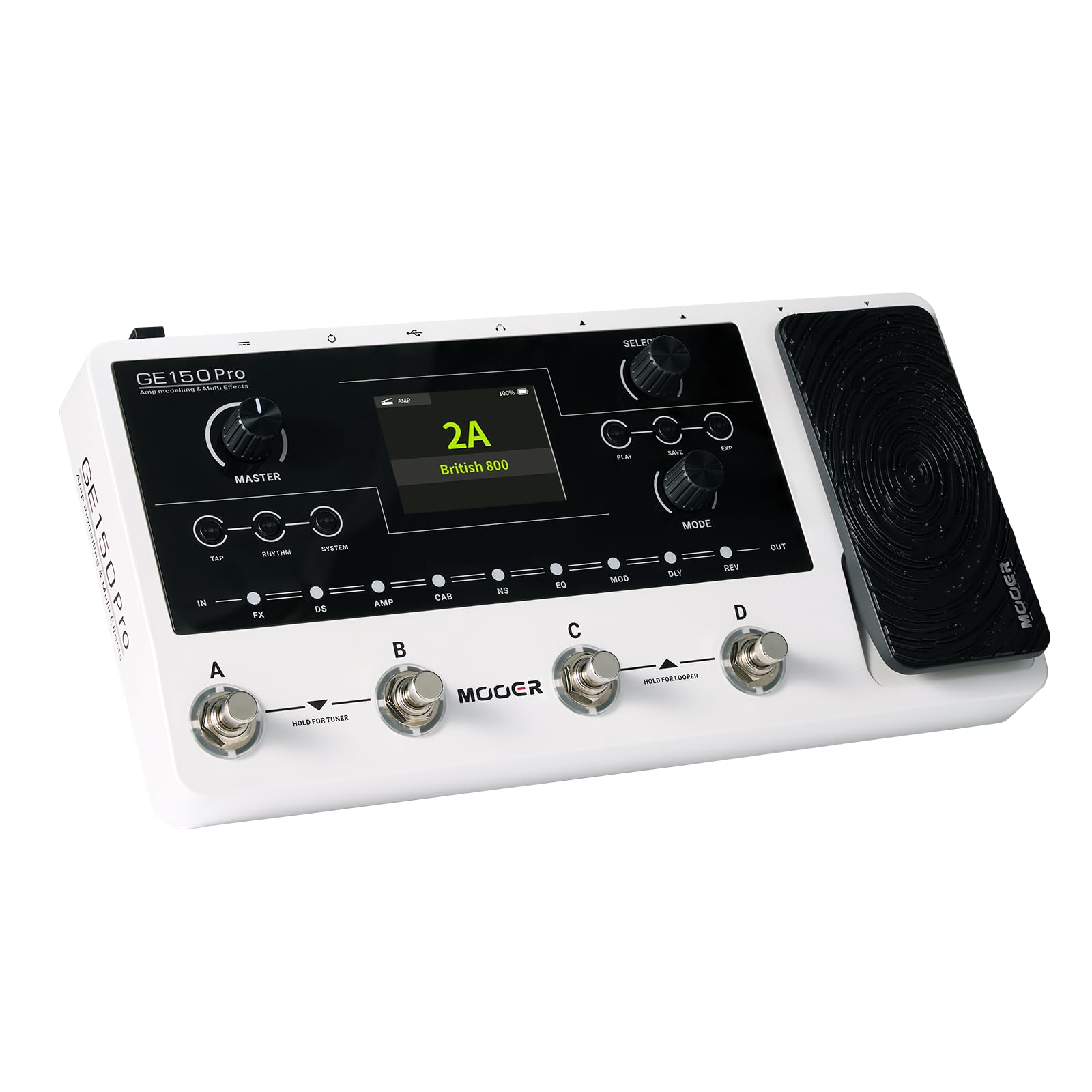 Foto 4 pulgar | Modelado De Amplificadores De Guitarra Multiefectos Mooer Ge150 Pro New 2024 - Venta Internacional.