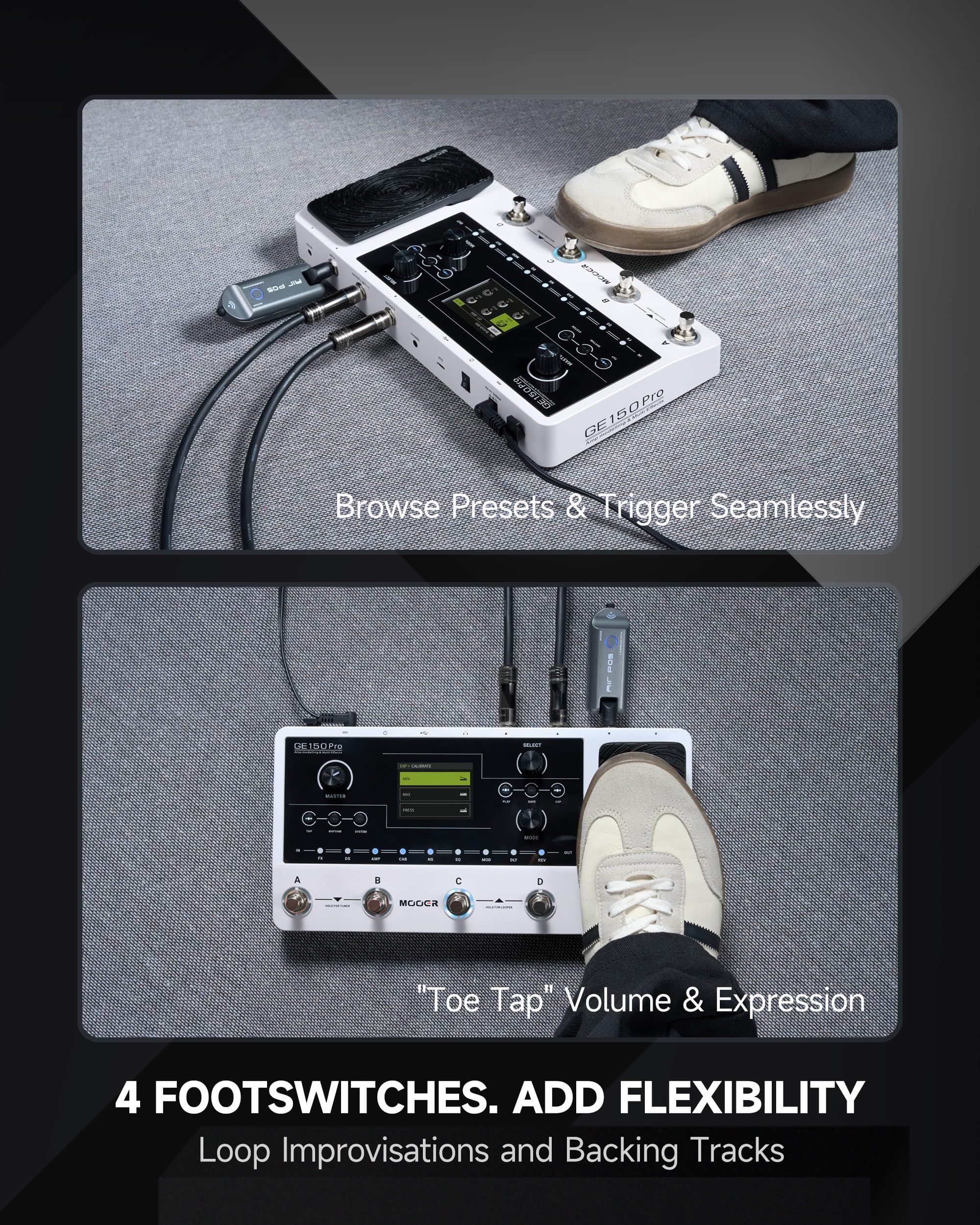Foto 6 pulgar | Modelado De Amplificadores De Guitarra Multiefectos Mooer Ge150 Pro New 2024 - Venta Internacional.