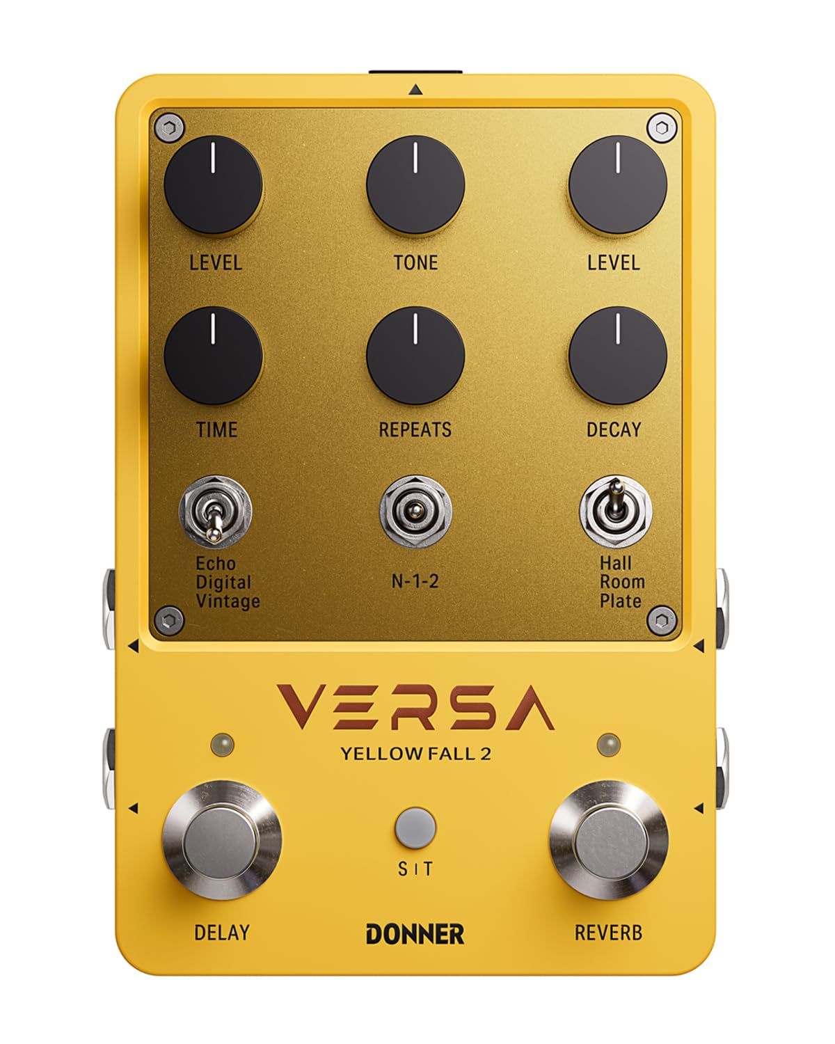 Foto 2 pulgar | Pedal De Efectos Donner Delay & Reverb Versa Yellow Fall Ii - Venta Internacional.