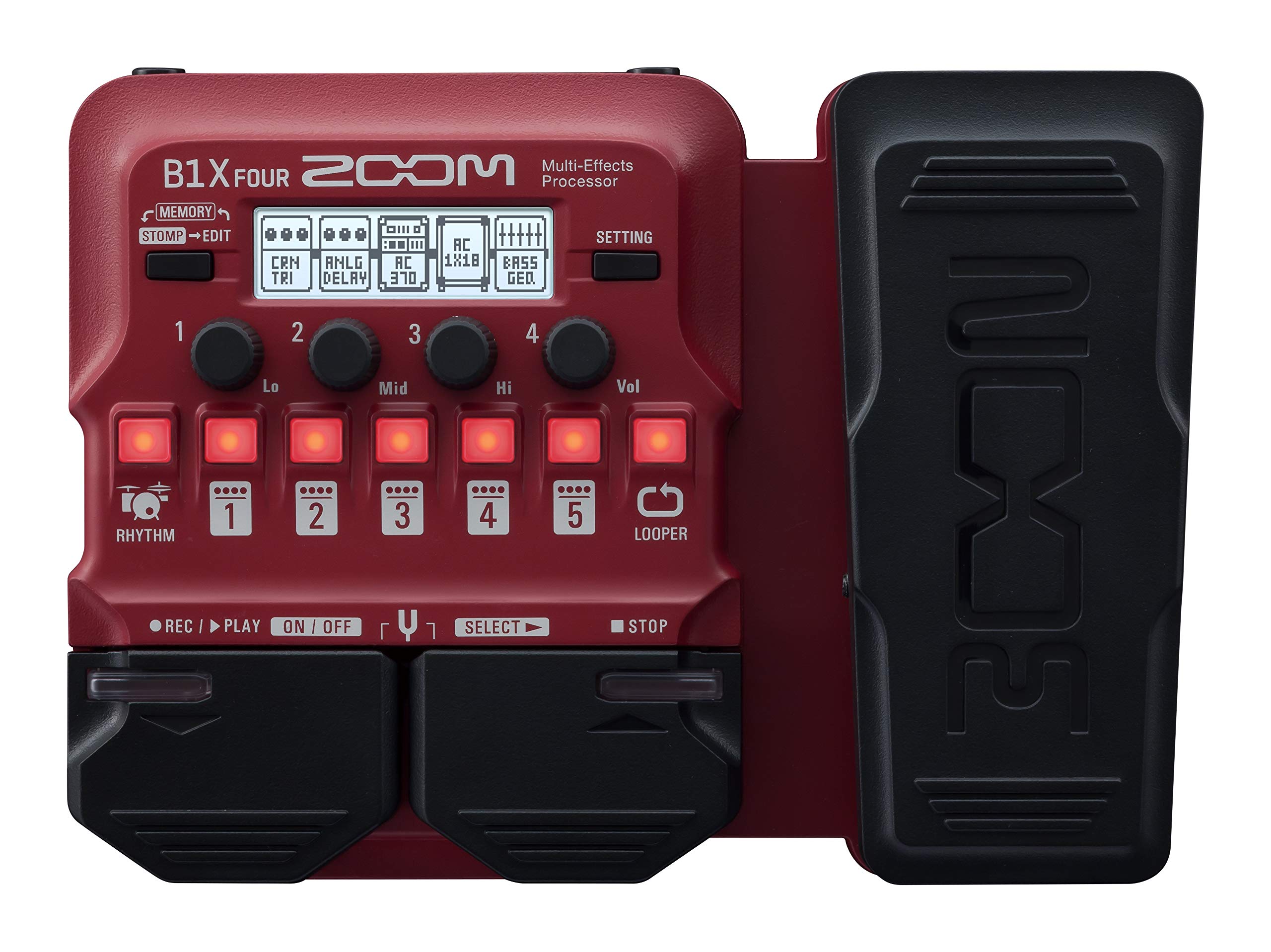 Foto 2 pulgar | Procesador Multiefectos Para Graves Zoom B1x Four Con Pedal De Expresión - Venta Internacional.
